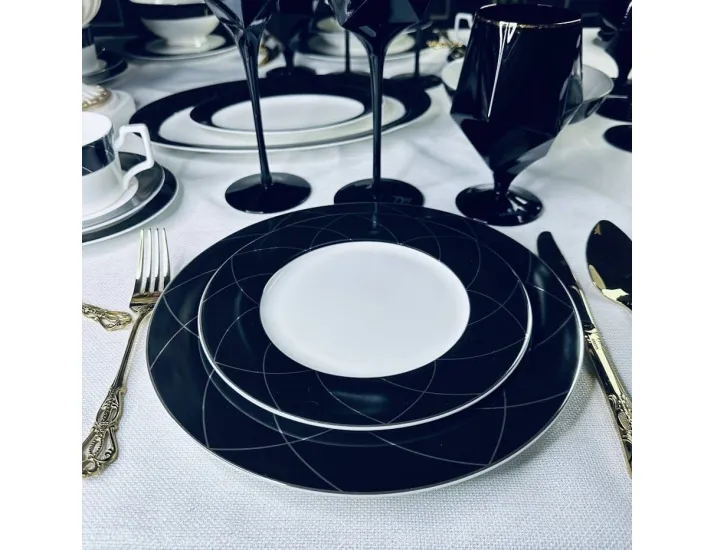 Набор из 6 тарелок 22см Lenardi Pandora 145-421