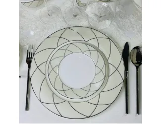 Набор из 6 тарелок 16,5см Lenardi Pandora Cream 145-443