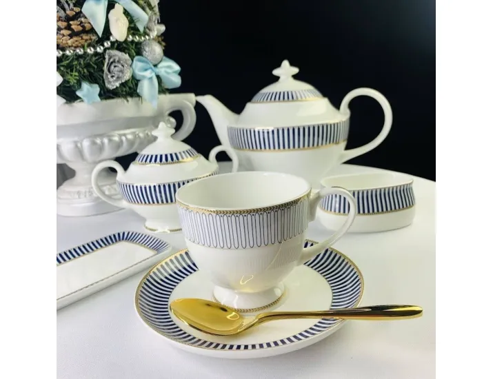 Чайный сервиз на 6 персон 16 предметов Lenardi Инфанта 145-452