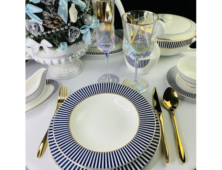 Обеденный сервиз на 12 персон 101 предмет Lenardi Инфанта 145-453