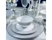 Обеденный сервиз на 6 персон 105предметов Lenardi Севилья серебро 145-554
