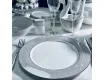 Набор из 6 тарелок 27см Lenardi Севилья серебро 145-557