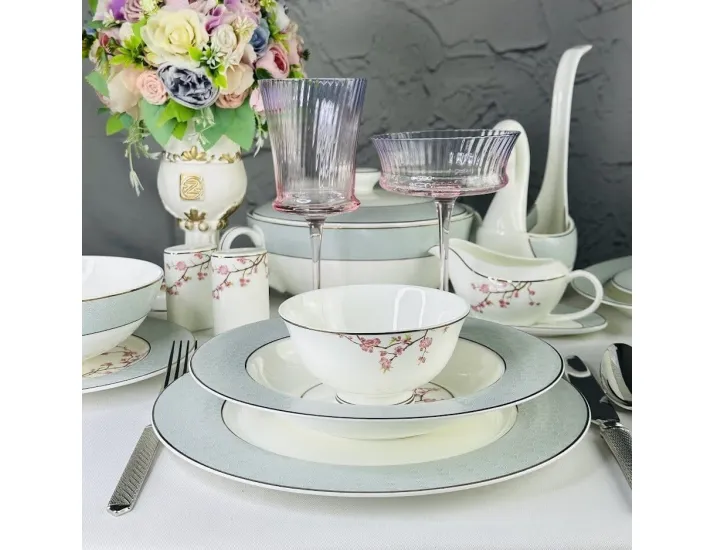 Обеденный сервиз на 6 персон  30 предметов Lenardi Сакура 145-627