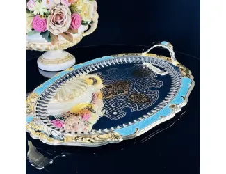 Овальный поднос 50см Lenardi 151-036