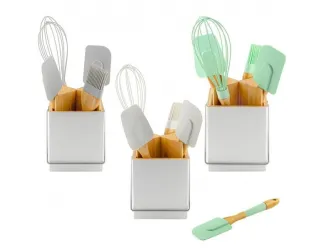 Набор кухонных принадлежностей для выпечки 4пр. на подставке в под.уп.(х12)