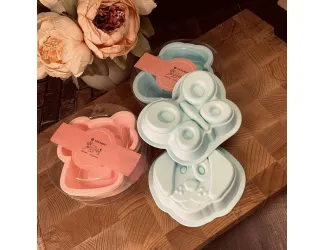 Набор форм 13х11 см для выпечки 2шт. (х32)Силикон