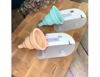 Силиконовая складная воронка d8 см (х96)