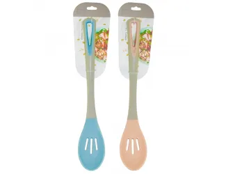 Силиконовая ложка с прорезями 34 см (х48)