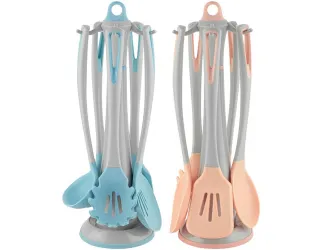 Набор кухонных принадлежностей  5пр. на подставке в под.уп.(х12)