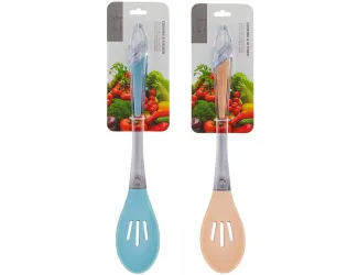 Силиконовая ложка с прорезями 33 см х48)