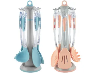 Набор кухонных принадлежностей  5пр. на подставке в под.уп.(х12)