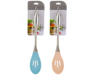 Силиконовая ложка с прорезями 32 см(х60)