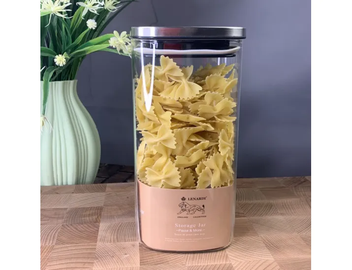 Банка для сыпучих продуктов 1200мл Lenardi 160-194