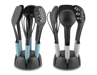 Набор кухонных принадлежностей  6пр. на подставке в под.уп.(х6)