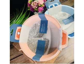 Силиконовая круглая 25х6 см форма для выпечки (х24)