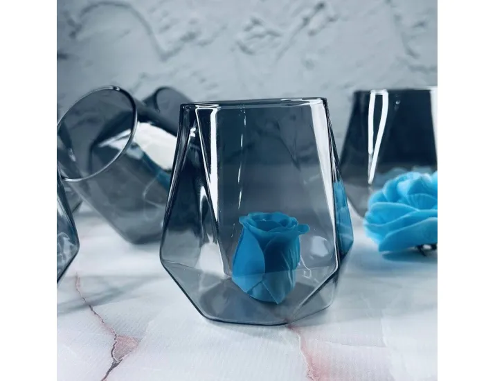 Набор стаканов 350мл Lenardi 160-270 серый