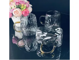 Набор из 6 кружек 460мл Lenardi 160-271 серый