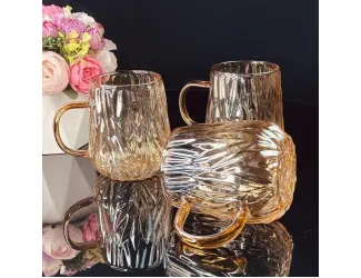 Набор из 6 кружек 460мл Lenardi 160-272 янтарный