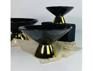 Фруктовница 22,5х13см на ножке Lenardi MULTICOLOR 163-015