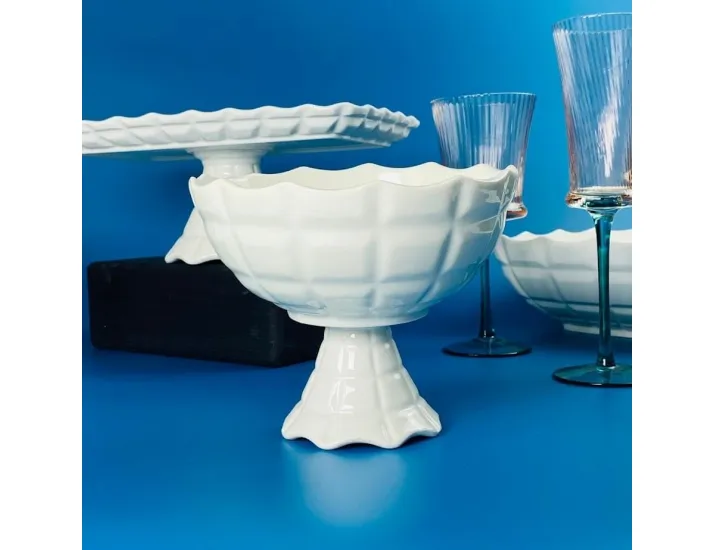 Конфетница 18х14см на ножке Lenardi Корнелия 163-047