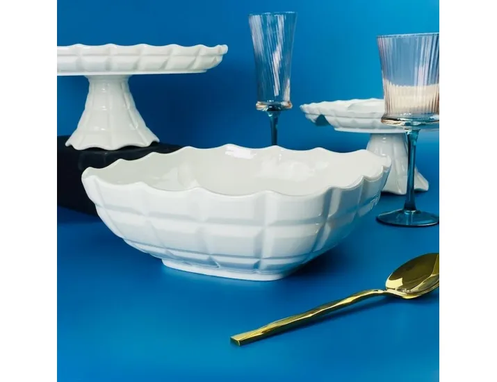 Квадратный салатник 25,5х9см Lenardi Корнелия 163-055