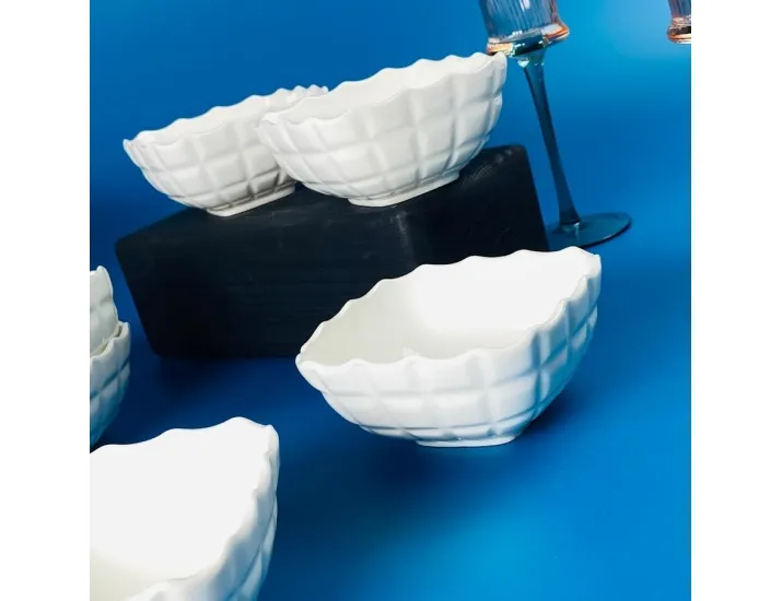 Набор из 6 квадратных салатников 11х5,5см Lenardi Корнелия 163-064