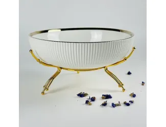 Фруктовница 25см на подставке MULTICOLOR 163-072