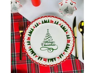 Набор из 6 тарелок 27см НОВЫЙ ГОД 164-039