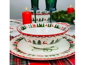 Салатник 18см Lenardi НОВЫЙ ГОД 164-043