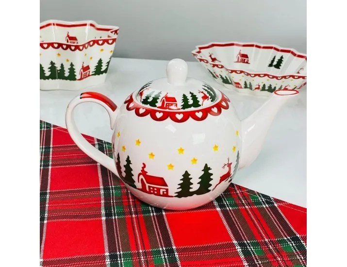 Чайник заварочный 850мл НОВЫЙ ГОД 164-057