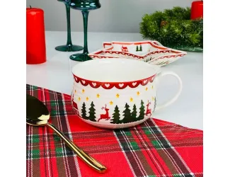 Бульонница 500мл Lenardi НОВЫЙ ГОД 164-058