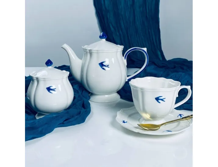 Чайный сервиз 14 предметов Lenardi Ласточки 164-156