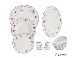 Столовый сервиз на 6 персон 29 предметов Lenardi Флоренс 181-182