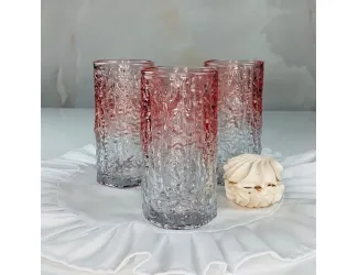 Набор стаканов 340мл Lenardi 200-006 розовый