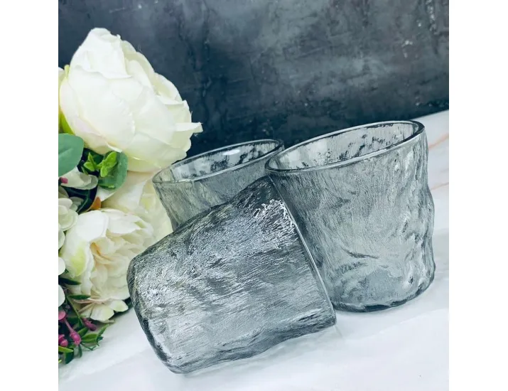 Набор стаканов 280мл Lenardi 200-013 серый