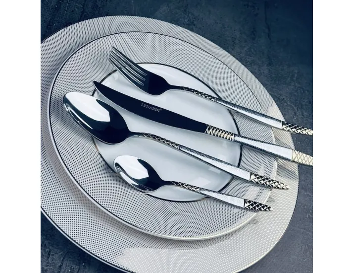 Набор столовых приборов на 6 персон 24 предмета Lenardi 200-032