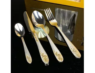 Набор столовых приборов 24пр. в под.уп.(х8)Нержавеющая сталь