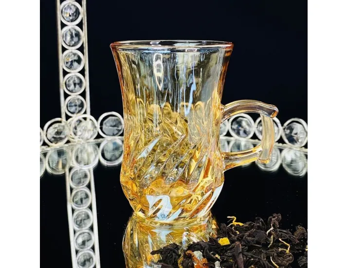 Набор из 6 стаканов 150мл Lenardi 200-055 янтарный