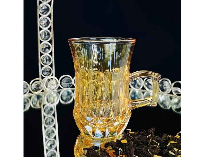 Набор из 6 стаканов 150мл Lenardi 200-057 янтарный