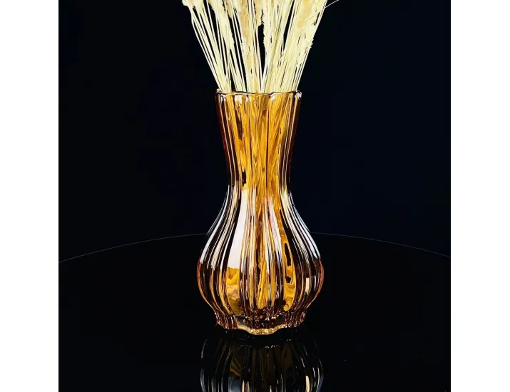 Ваза 26см Lenardi 200-077 янтарная