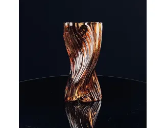 Ваза 26см Lenardi 200-083 янтарная