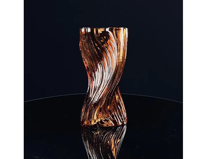 Ваза 26см Lenardi 200-083 янтарная