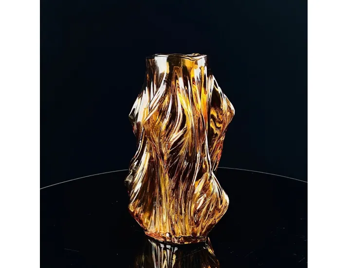 Ваза 26,5см Lenardi 200-089 янтарная