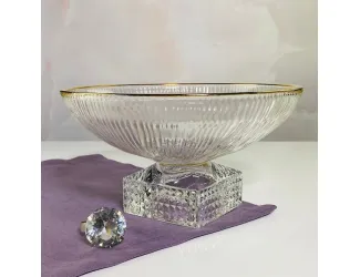 Фруктовница 21,5см на ножке 200-130