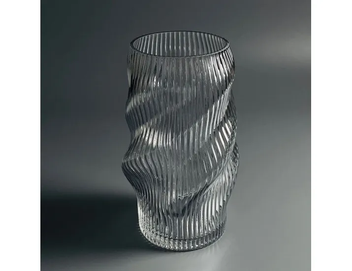 Ваза 24,5см Lenardi 200-176 серая