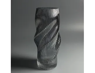 Ваза 29,5см Lenardi 200-180 серая