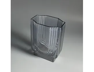 Ваза 21см Lenardi 200-192 серая