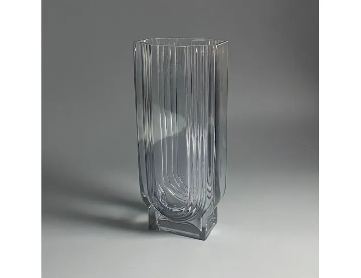 Ваза 30см Lenardi 200-196 серая