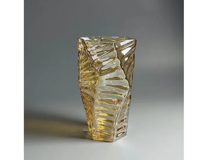 Ваза 25см Lenardi 200-202 янтарная