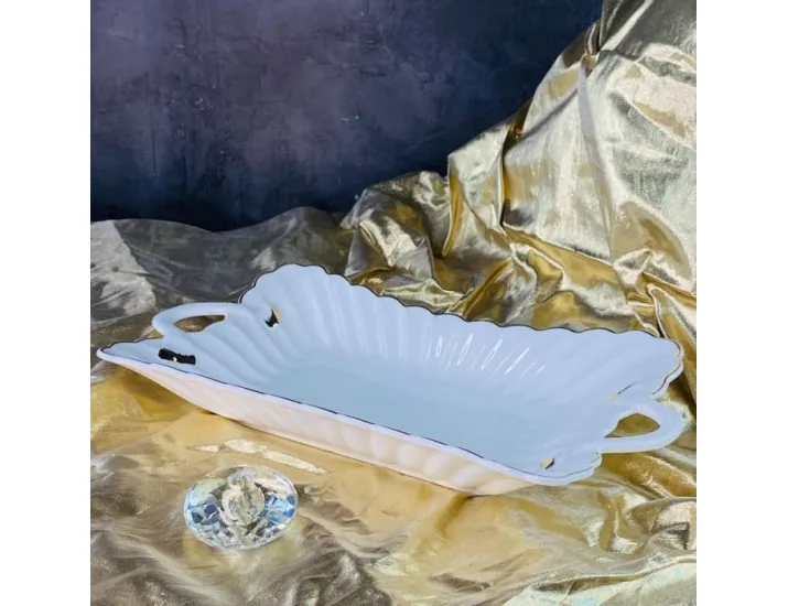 Прямоугольное блюдо 34см Lenardi Margarita с ручками 102-115